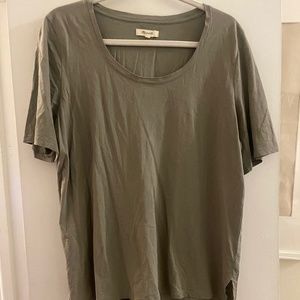 Madewell, Green Oversize Tee, L